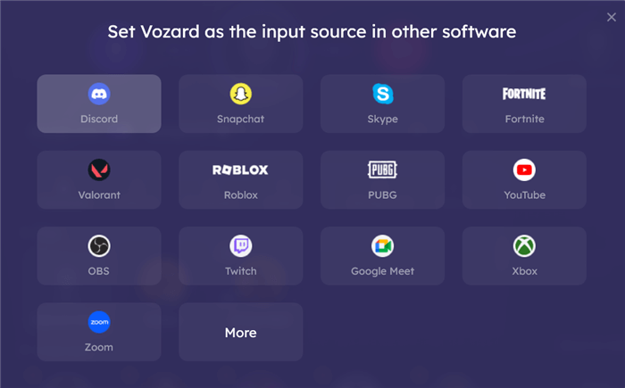 Locate Discord Integration in Vozard