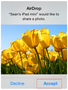 How to Share Data with Other iPhone iPad iPod touch Via AirDrop