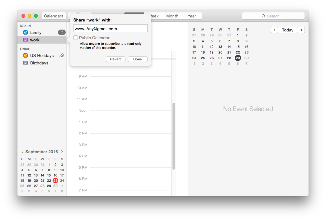 How to Share iCloud Calendar on iPhone Mac