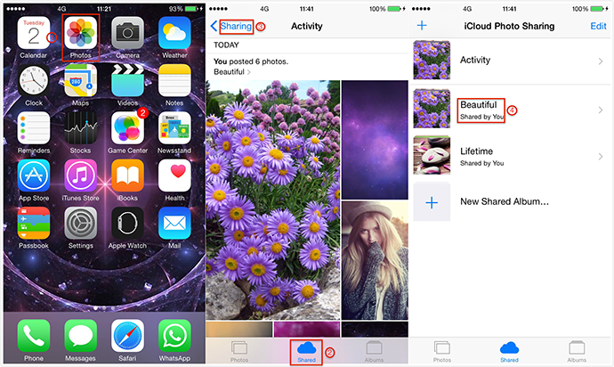 How to Share Photo Streams with a non-iPhone User