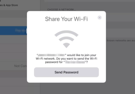 Share Wi-Fi Password in iOS 11 – Step 4