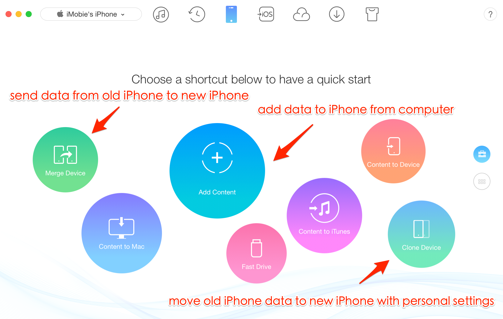 Transfer Data to iPhone X via AnyTrans