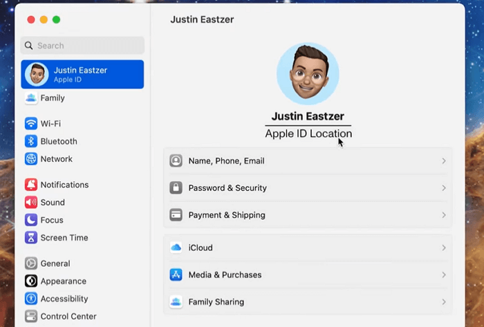 Sign in with the same Apple account on both iPhone and Mac