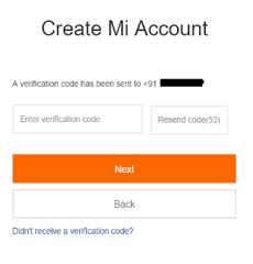Sign in to Mi Account