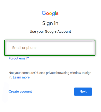 Sign In With YOUR Google Account