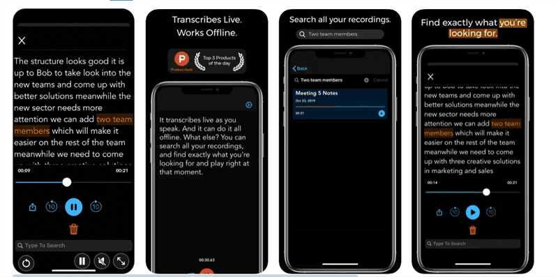 Smart Voice Recorder on iPhone