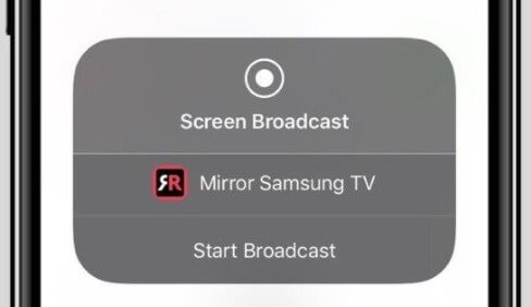 Start Broadcasting the Screen