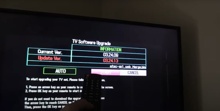 Start the Firmware Installation