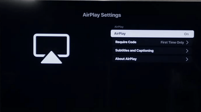 Stop AirPlay Screen Mirroring on TV