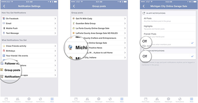 How to Stop Facebook Group Notification on iPhone or iPad