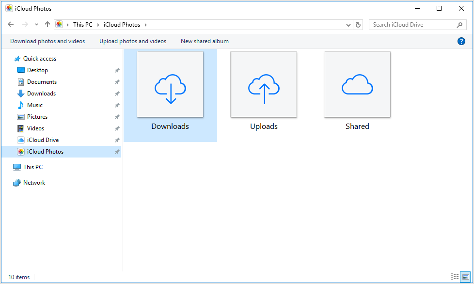 How to Store PC Photos on iCloud - Step 3