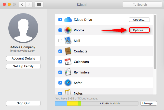 How to Store Mac Photos on iCloud - Step 1