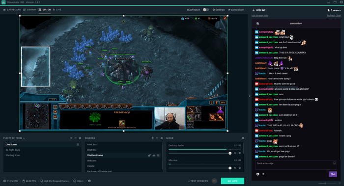 Streamlabs Interface