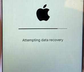 iPhone Stuck on Attempting Data Recovery