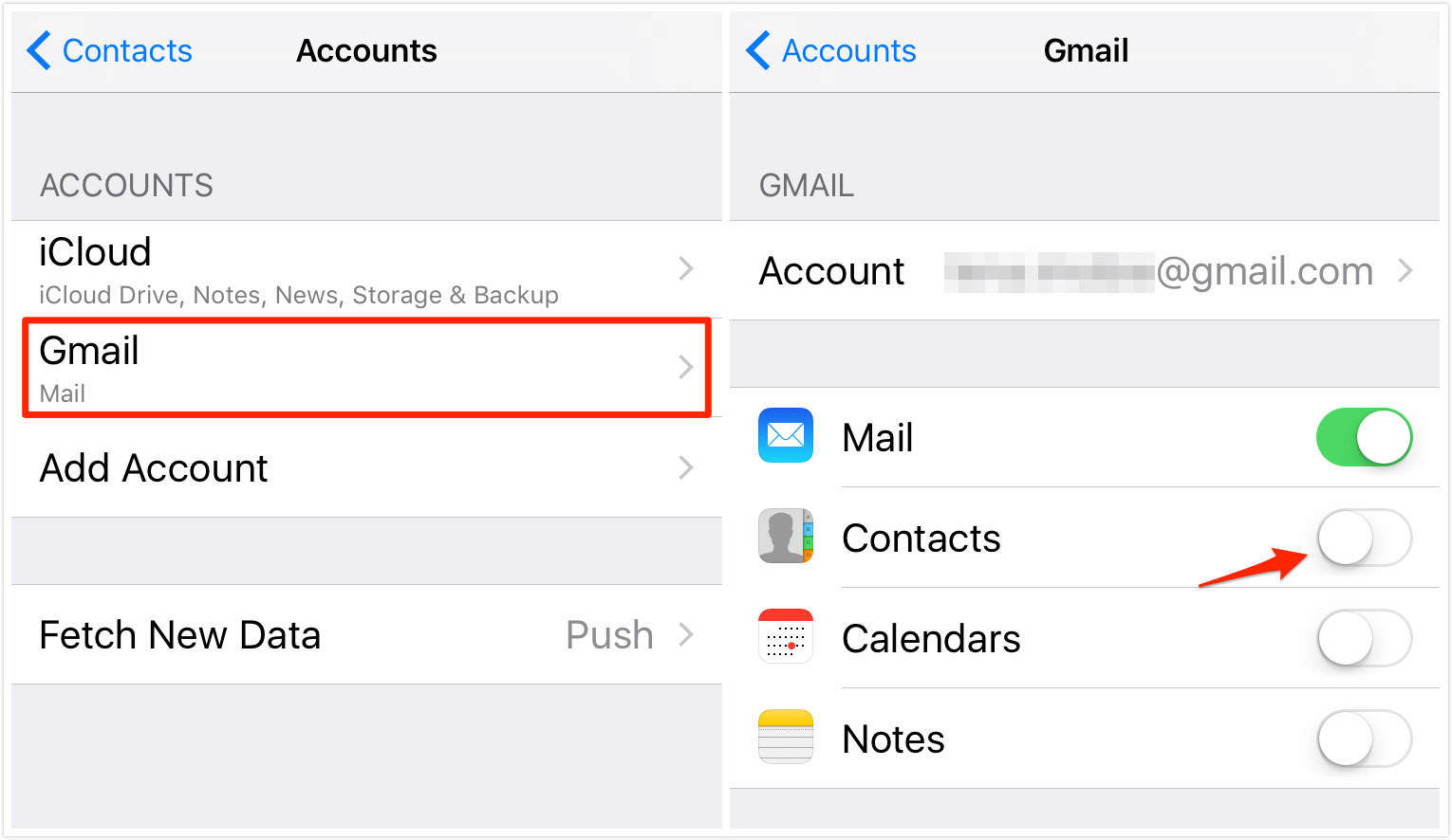 Switching from Android to iPhone – Sync Contacts with Gmail