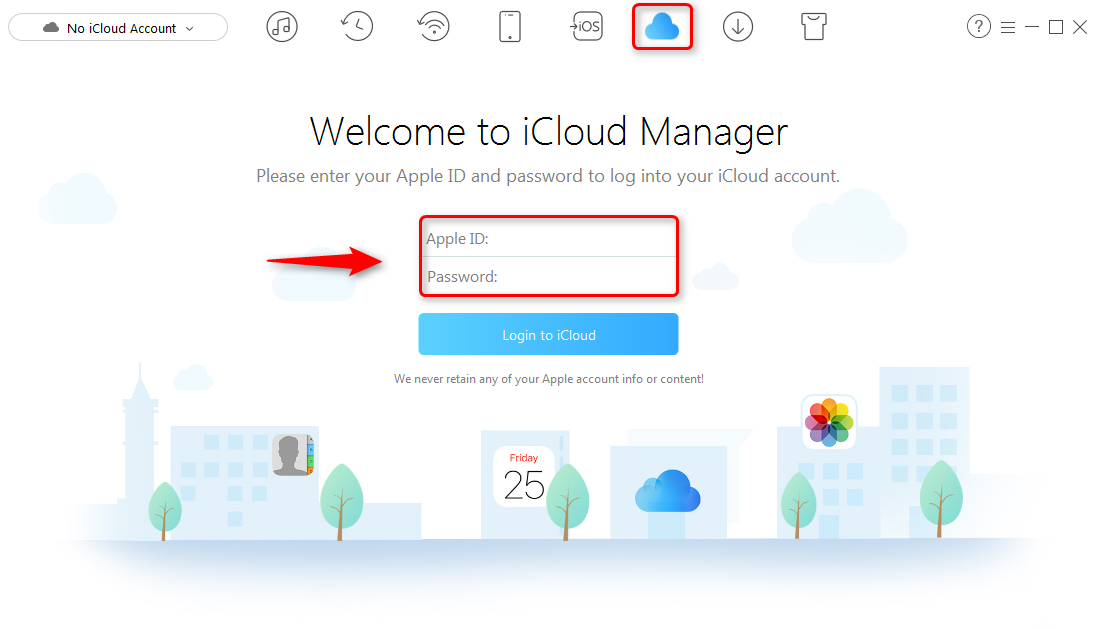 How to Sync Contacts from iPhone to iCloud - Step 1