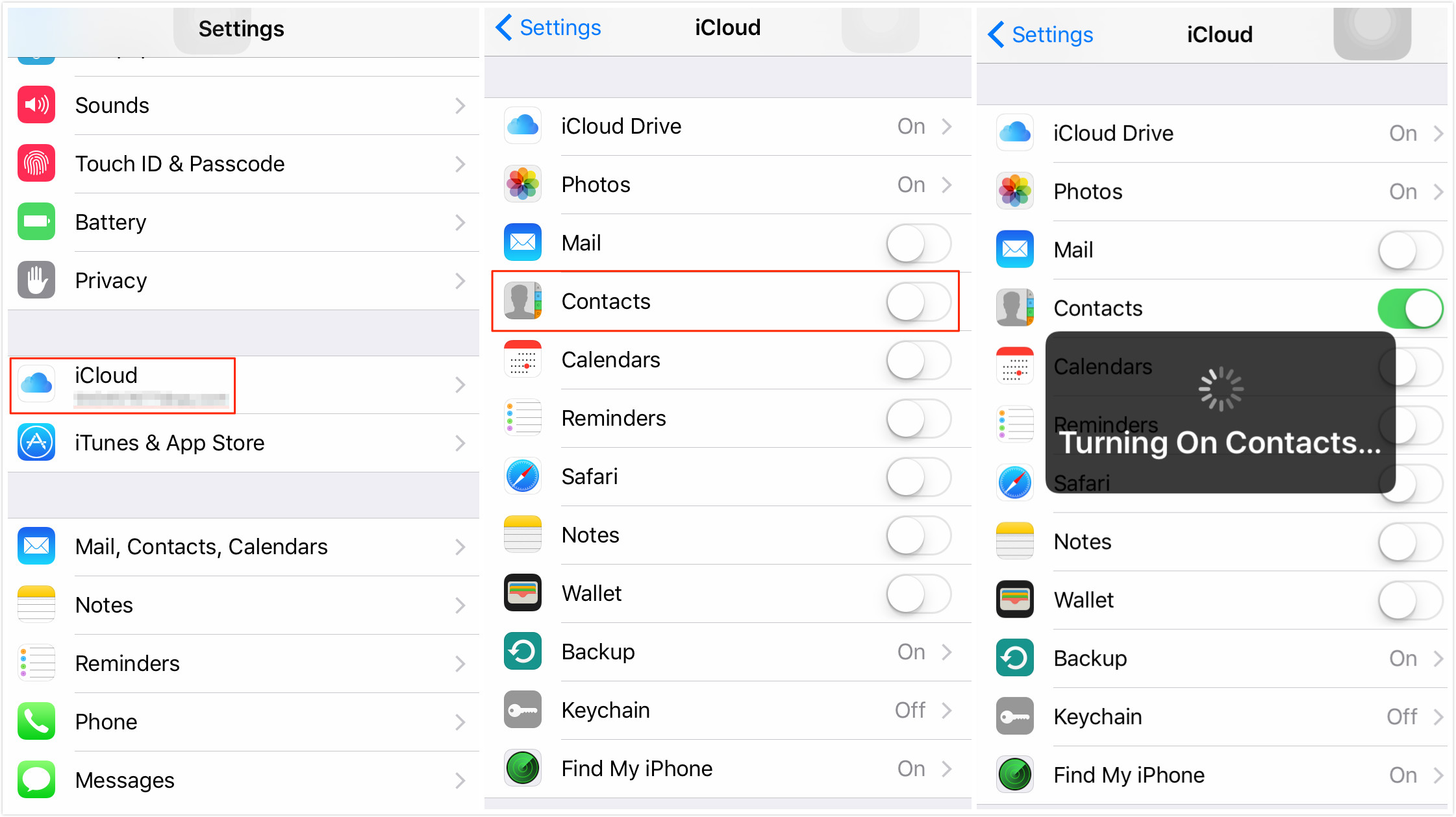 How to Sync Contacts from iPhone to iPad with iCloud