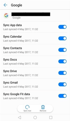 Sync Data from Huawei to Xiaomi with the Same Google Account