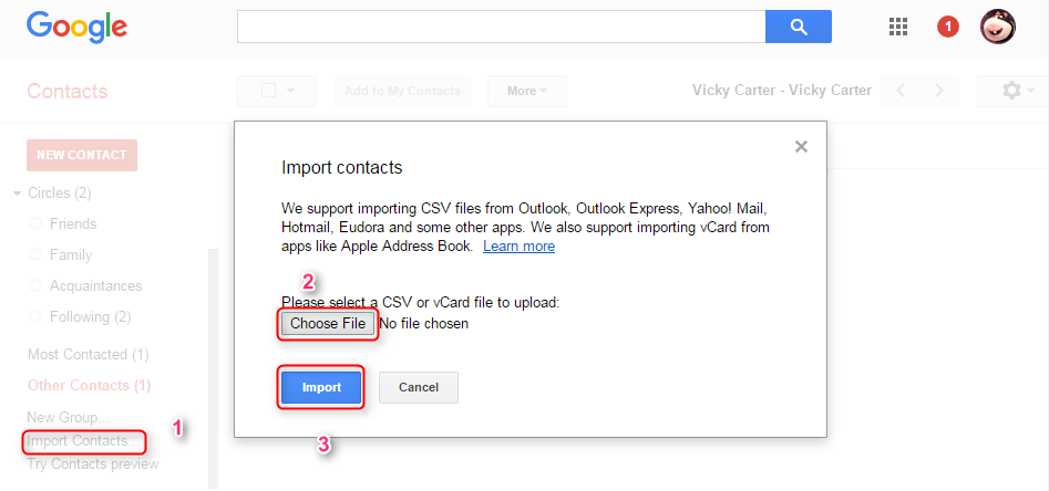 Sync iCloud Contacts with Google via AnyTrans - Step 4