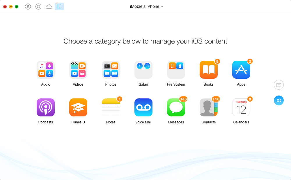 How to Sync Music from iPhone to iTunes - Step 1