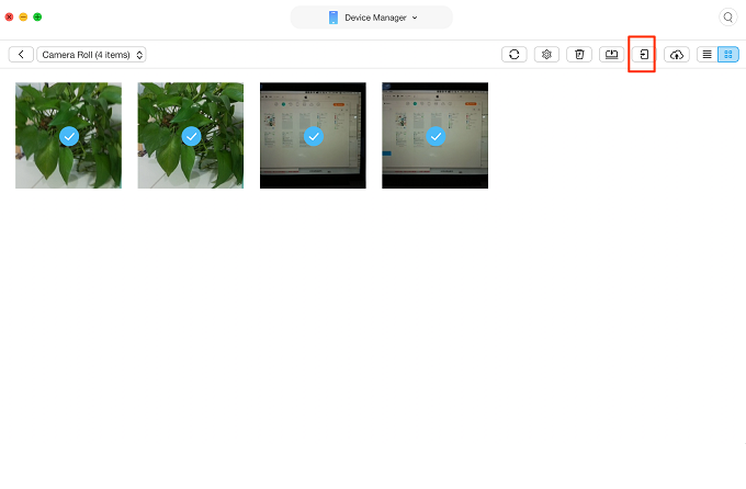 How to Sync Photos from iPhone to iPad via AnyTrans for iOS – Step 3