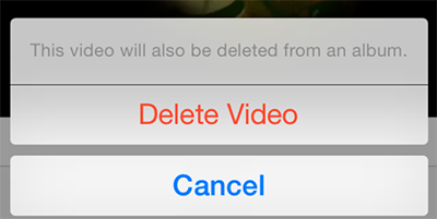 How to Delete Videos from iPhone via Photos App