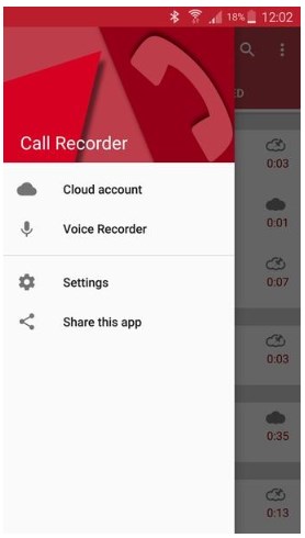 tap the "Voice Recorder" option