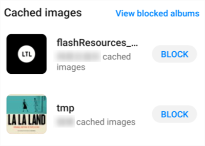 Temporarily Stored Images on Android