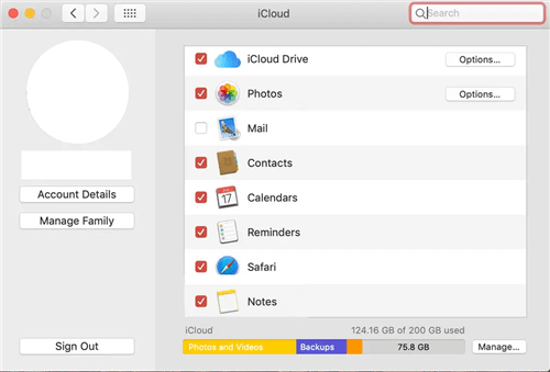 Tick Notes to Enable iCloud Syncing