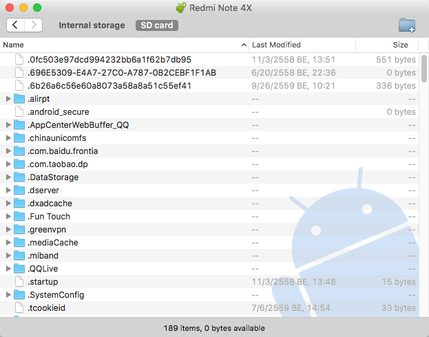 android file transfermac sierra