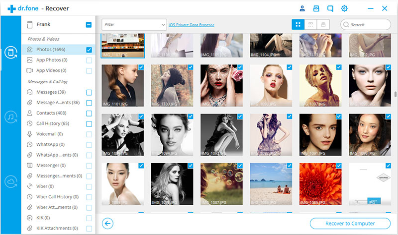 Best iPhone Photo Recovery 3 - Wondershare Dr.Fone for iOS