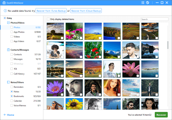 Best iPhone Photo Recovery 5 - EaseUs MobiSaver