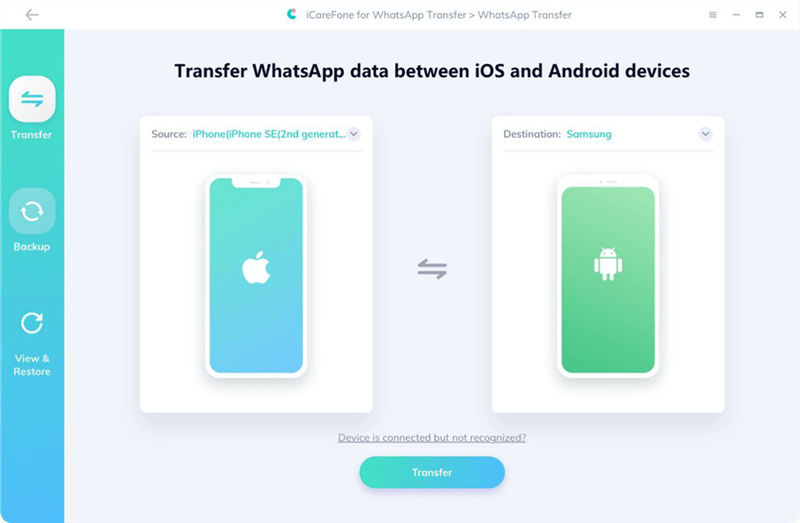 WhatsApp Transfer Software - iCareFone