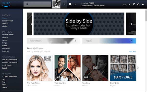 How to Download Amazon Music to Computer via Amazon Music Streaming Site