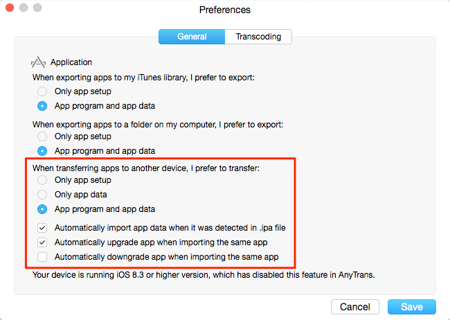 How to Transfer Apps from Old iPad to New iPad with AnyTrans - Step 1