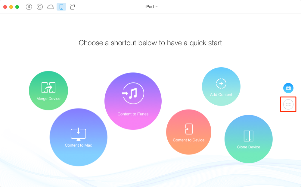 How to Transfer Audiobooks from iPad to iPhone – Step 1