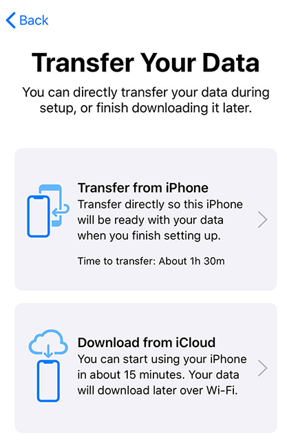 Copy Data from iPhone to iPhone