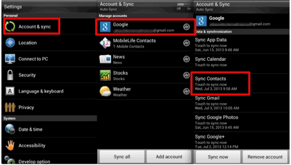 4 Ways To Transfer Contacts From Android To New Device