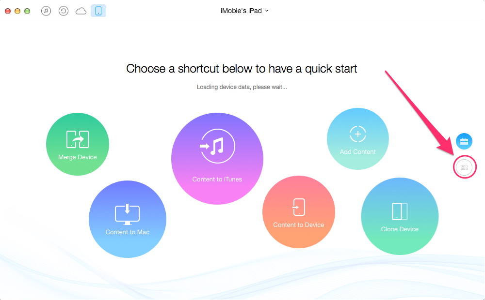 How to Transfer contacts from iPad Air/mini to Computer – Step 1