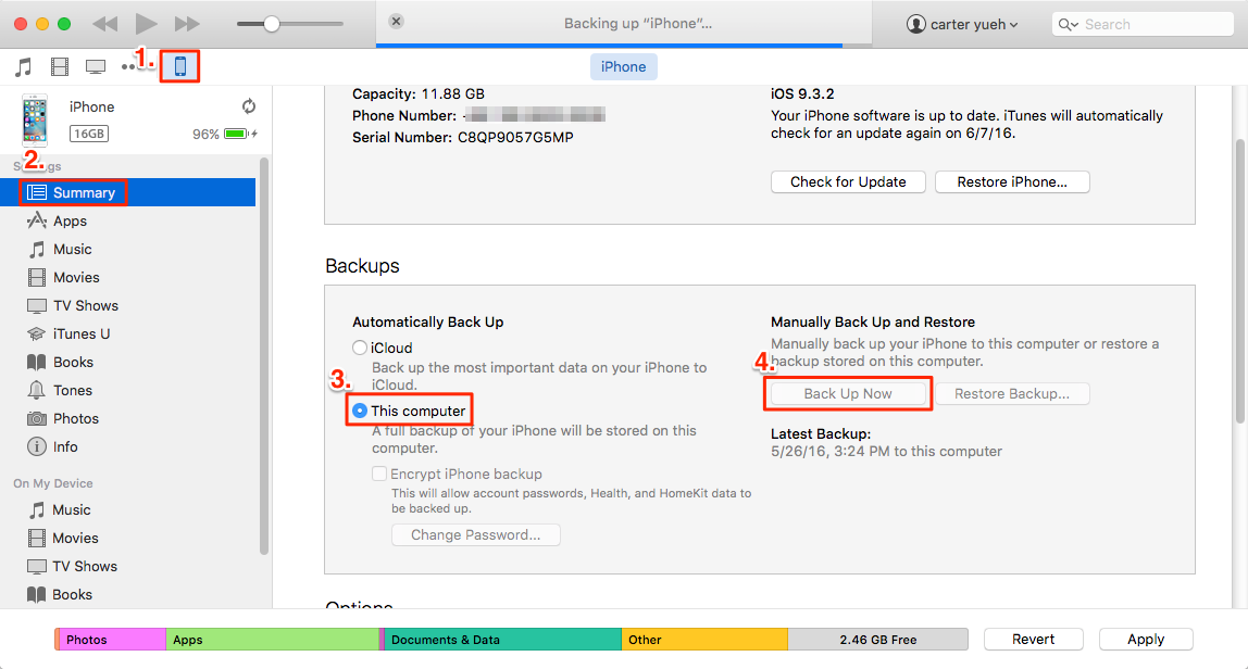 Locate backups of your iPhone, iPad, and iPod touch - Apple Support