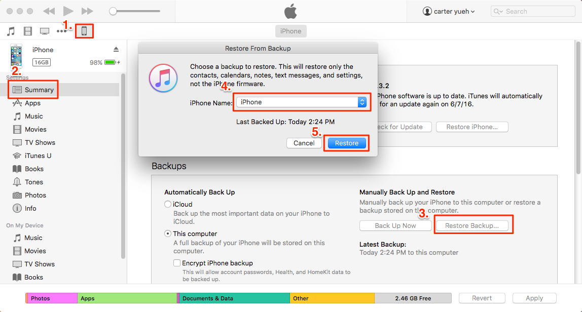 Different Ways to Backup or Transfer Music from iPhone to PC Free