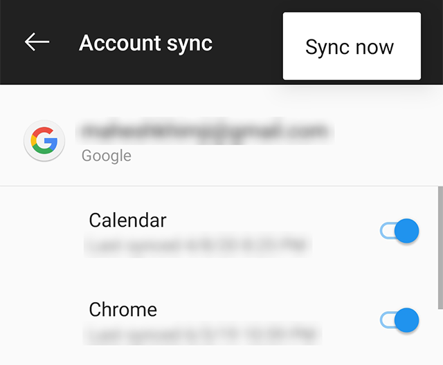 Sync Contacts to Google