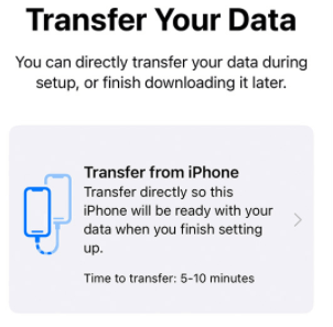 Transfer Data with Quick Transfer