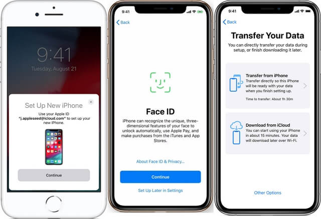 Transfer Data from One iPhone to Another via iPhone Migration