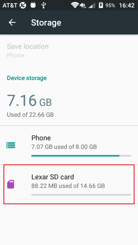 Transfer Data from SD Card to Internal Storage - Step 1