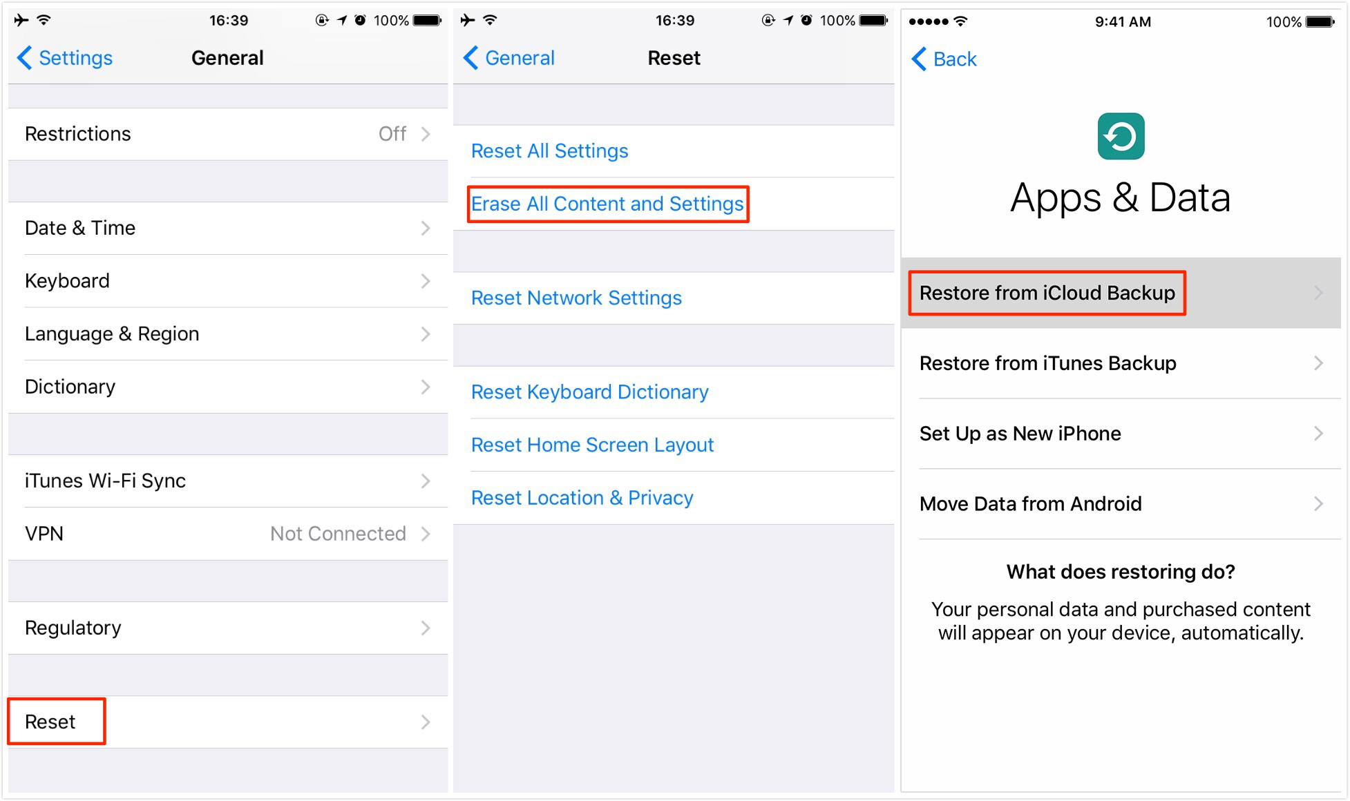 iphone transfer data to new phone