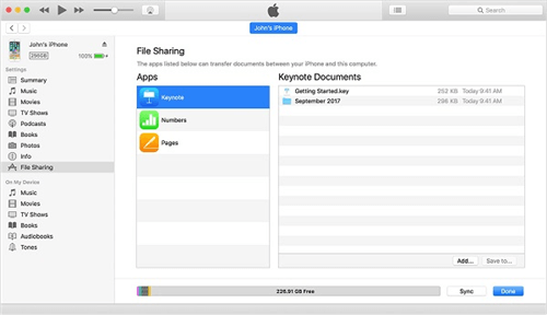 Transfer File from PC to iPhone with iTunes