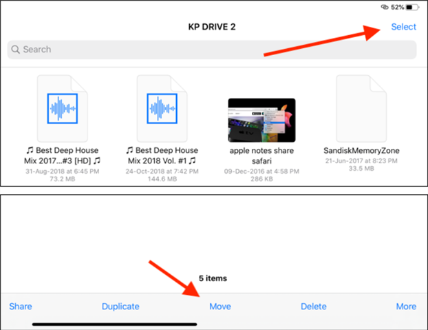 Move Flash Drive Files to iPhone/iPad Image Credit: howtogeek.com