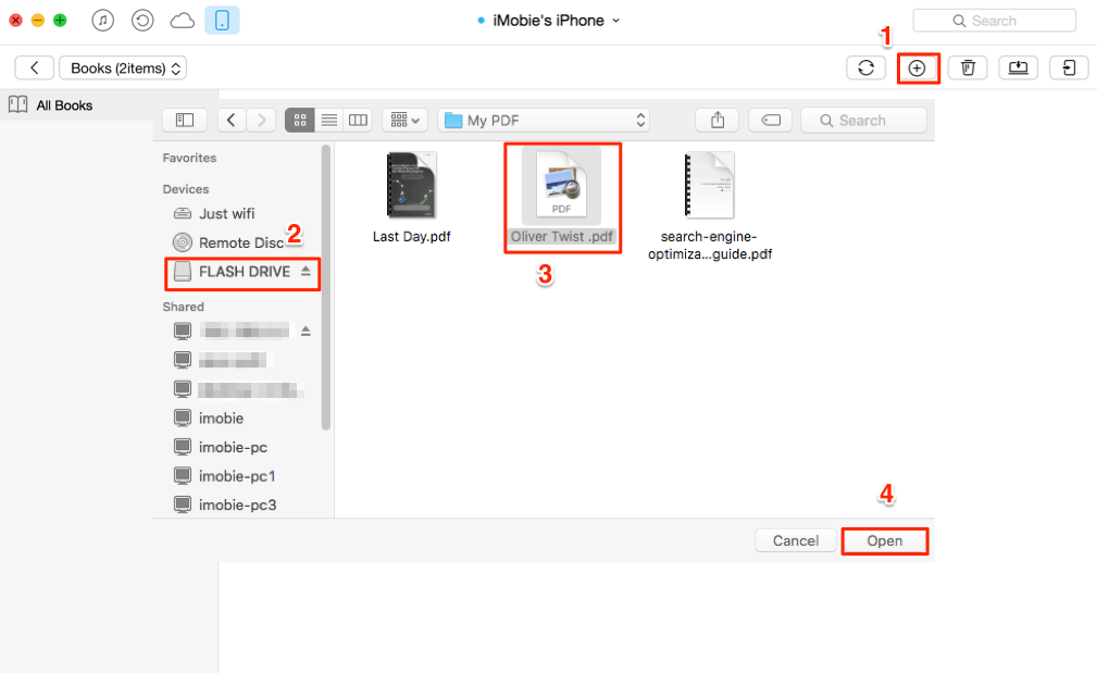 how to transfer photos from mac to flash drive