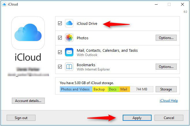 How to Transfer Files to iCloud on Computer - Step 2